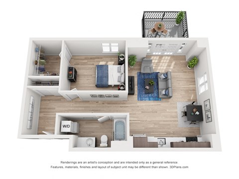 North Hollow Apartments C7 Floor Plan